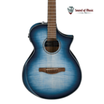 IBANEZ Ibanez AEWC400 AEWC Acoustic Guitar Indigo Blue Burst Gloss