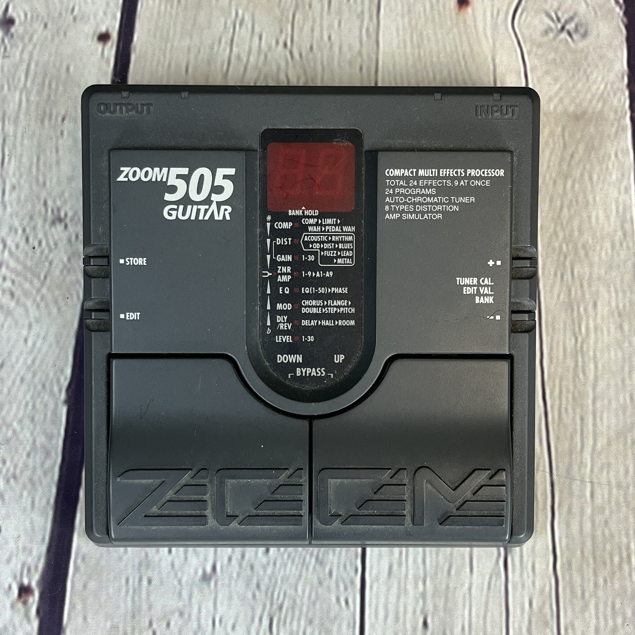 Zoom 505 Guitar Compact Multi Effect Pedal (Used) Sound of Music