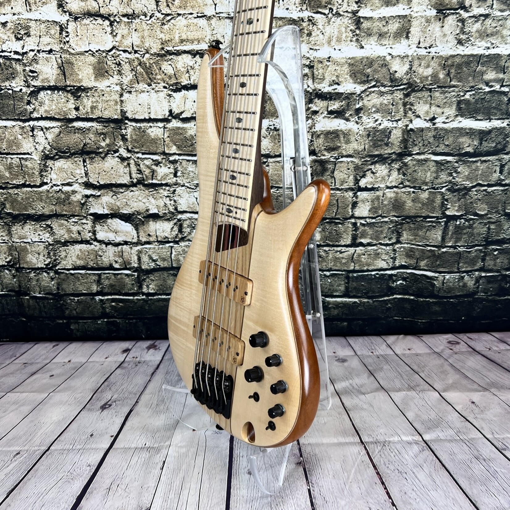 Ibanez SR5FMDX2 Premium 5-String Bass W/Gig Bag - Natural Low Gloss