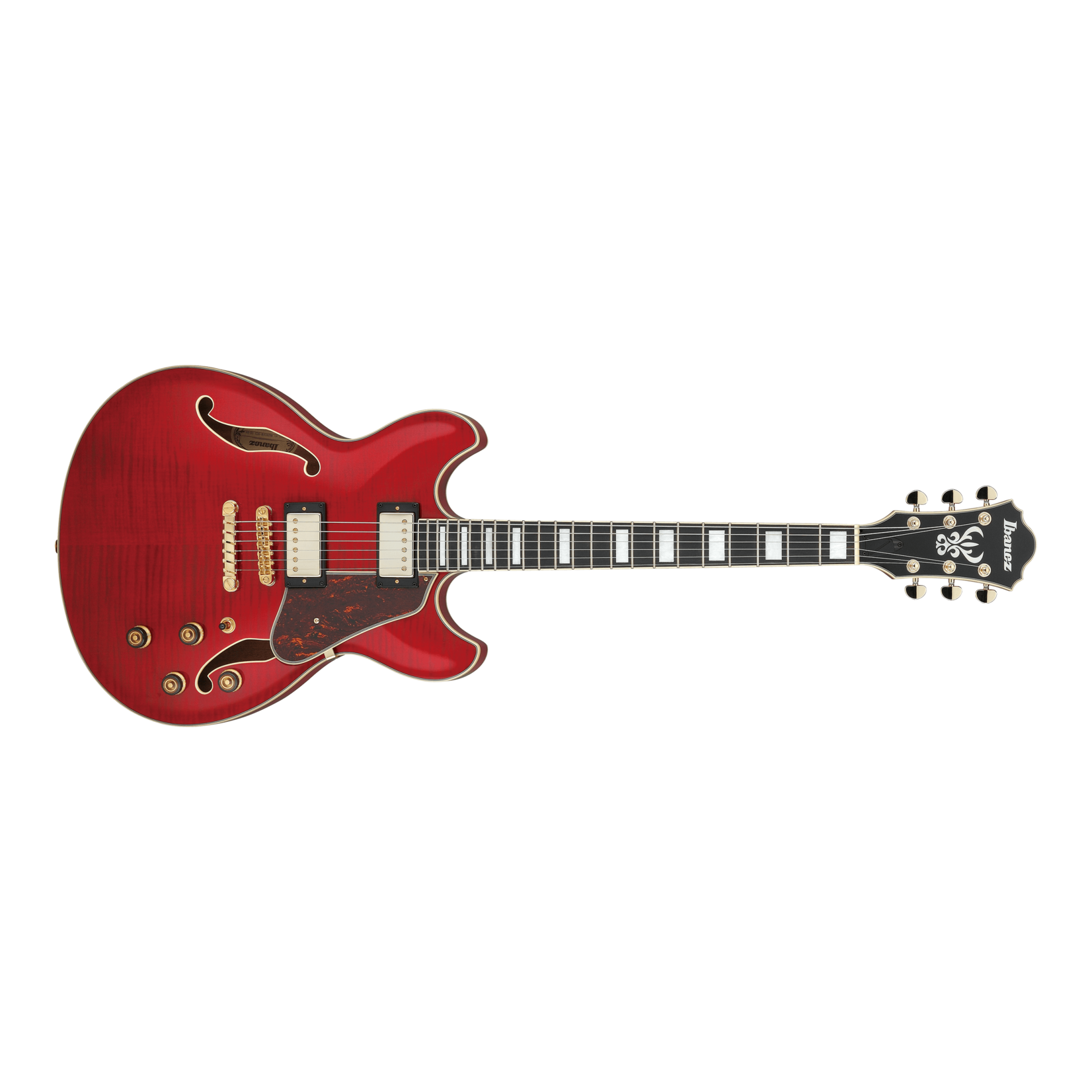 Ibanez Artcore Expressionist AS93FM Semi-Hollow Electric Guitar - Transparent Cherry Red