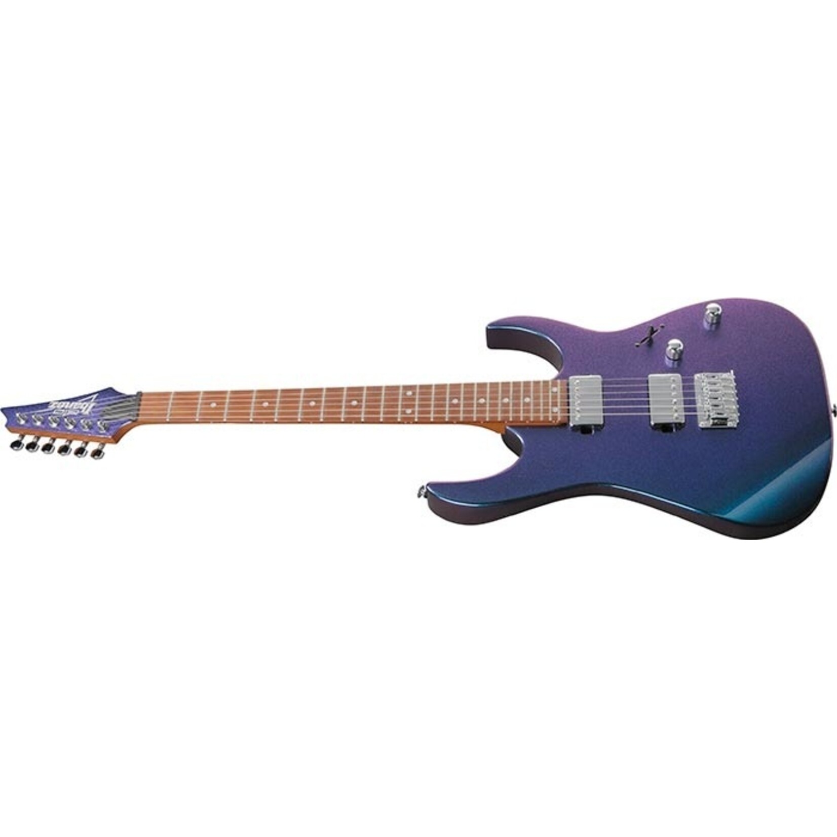 Ibanez GRG121SP Blue Metal Chameleon Electric Guitar Package