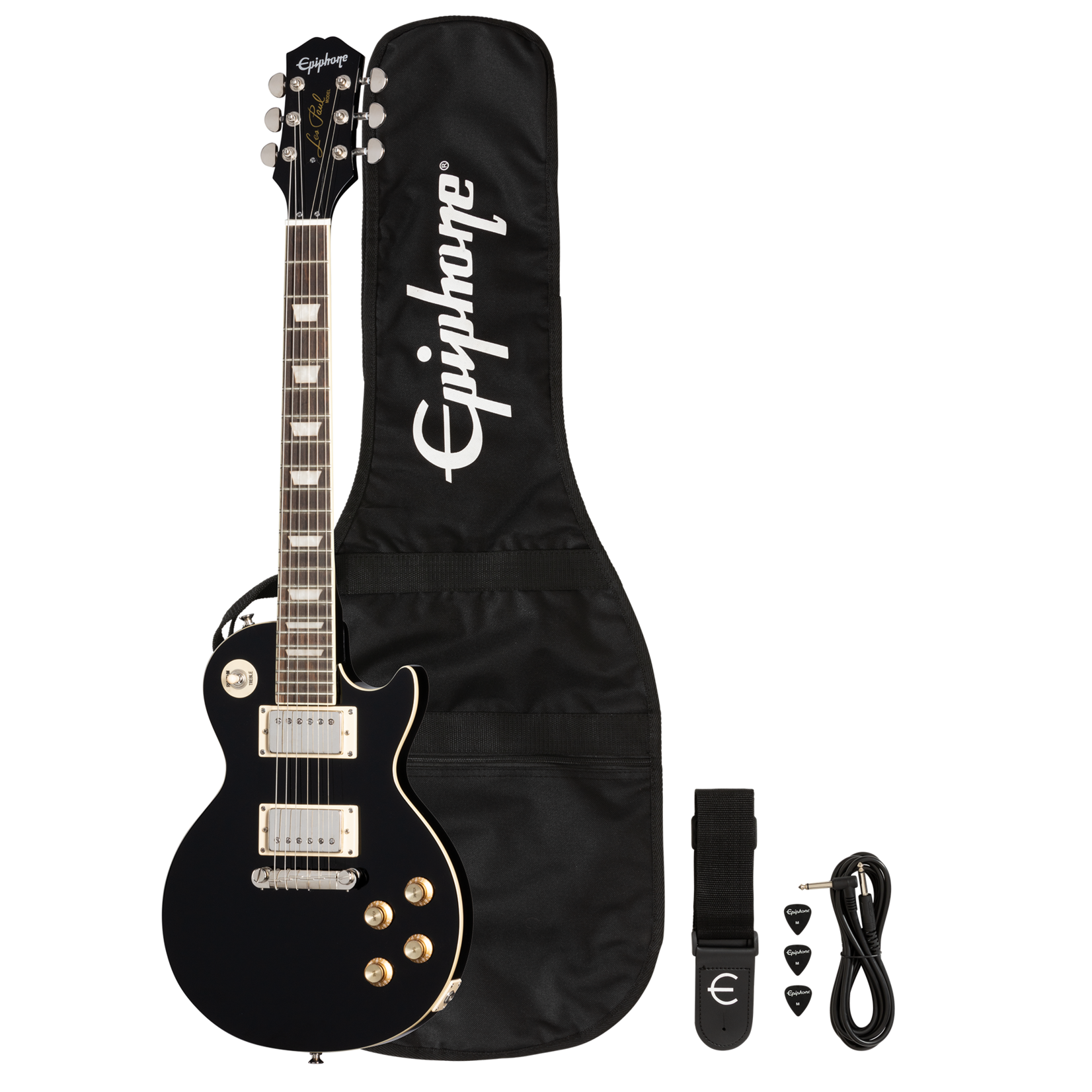 Epiphone Power Players Les Paul Pack - Dark Matter W/Gig Bag, Cable, Strap, Picks