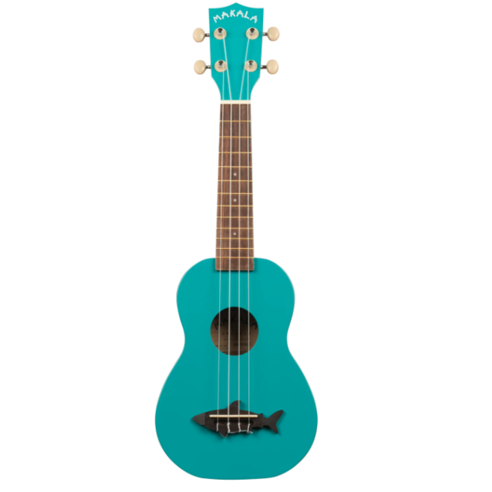 Kala MKSSBLU2006 Soprano Shark Ukulele - Mako Blue