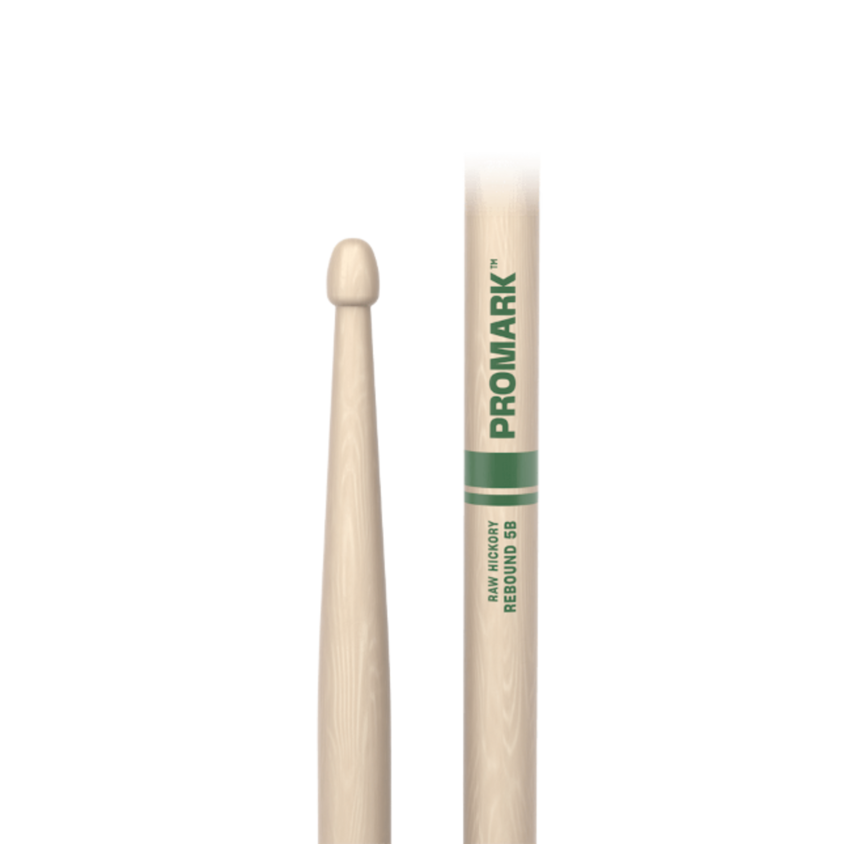 ProMark Rebound 5B Raw Hickory Drumstick Acorn Wood Tip