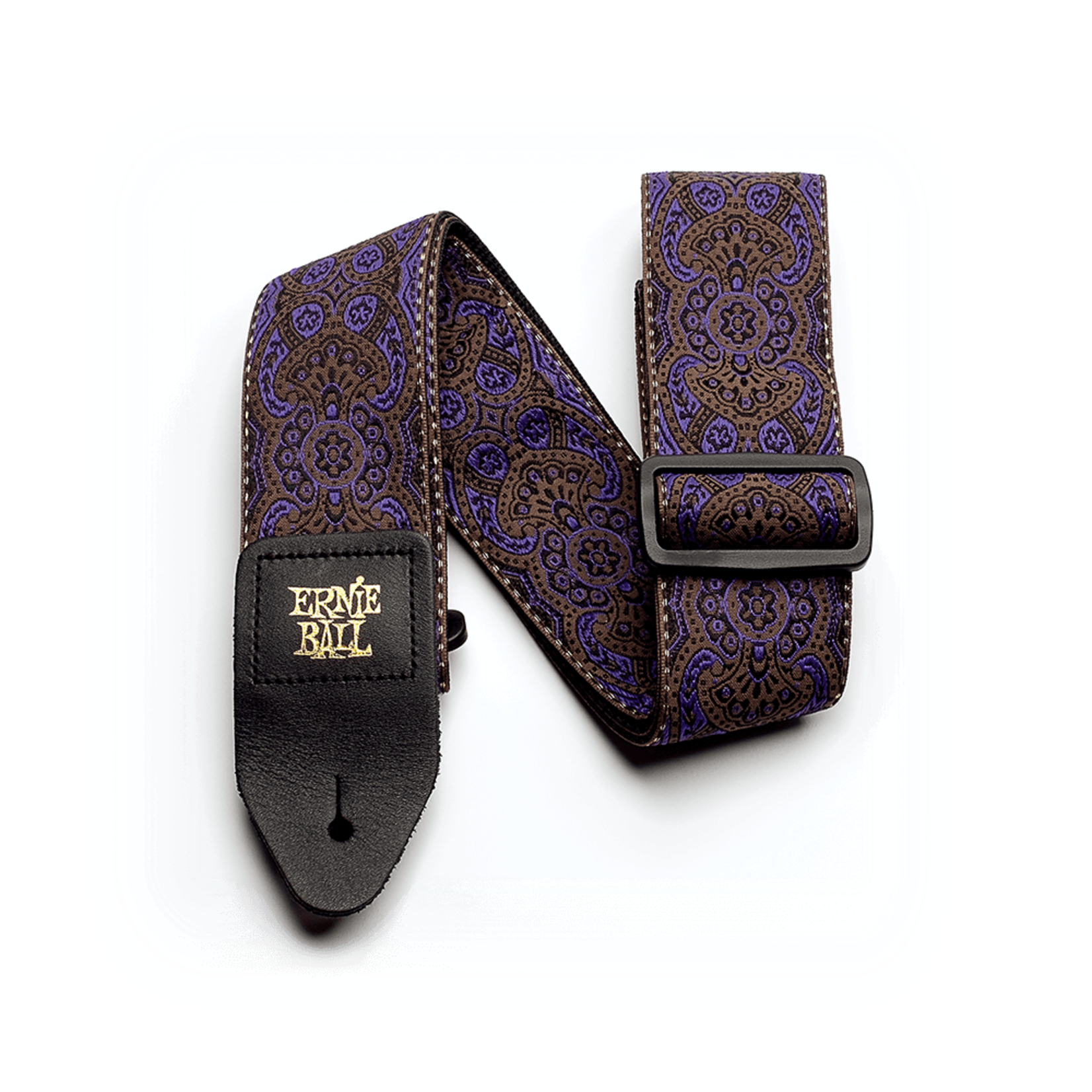 Ernie Ball Classic Jacquard Guitar Strap/Bass Strap - Purple Paisley