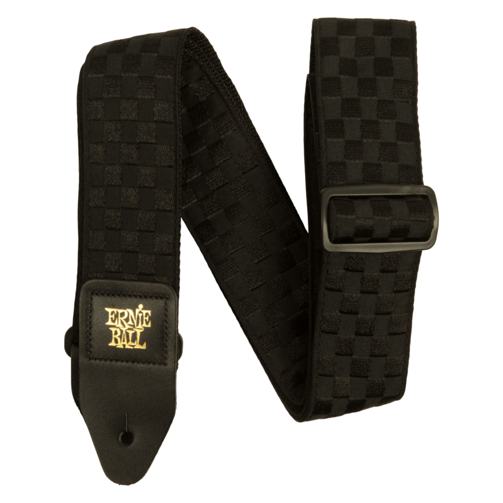 Ernie Ball Classic Jacquard Guitar Strap/Bass Strap - Black Checkers
