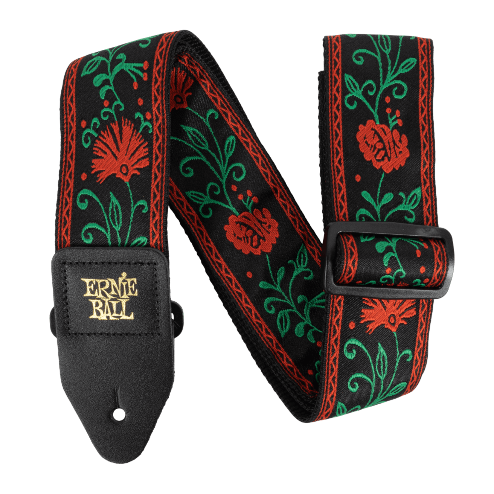Ernie Ball Classic Jacquard Guitar/Bass Strap - Western Rose