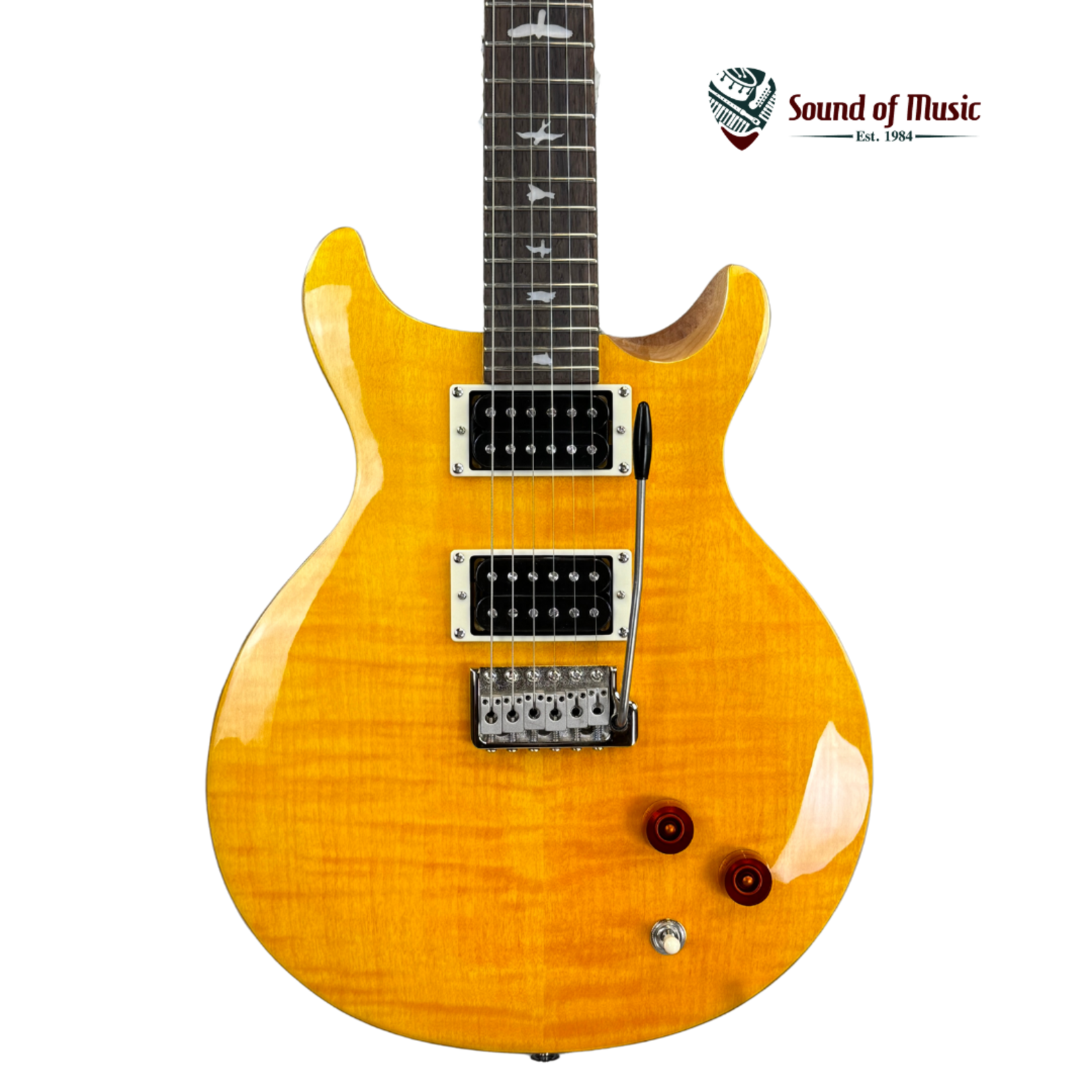 PRS SE Santana Electric Guitar W/Gig Bag - Santana Yellow