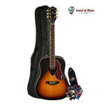 Gretsch Gretsch G5024E Rancher Dreadnought Acoustic-Electric Guitar Package W/Gig Bag, Strap & Picks - Sunburst