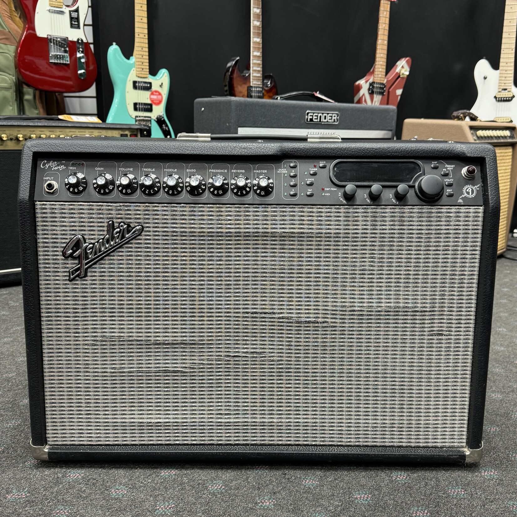 Fender Cyber Twin 2X12 Combo Amp W/Footswitch - (Used)