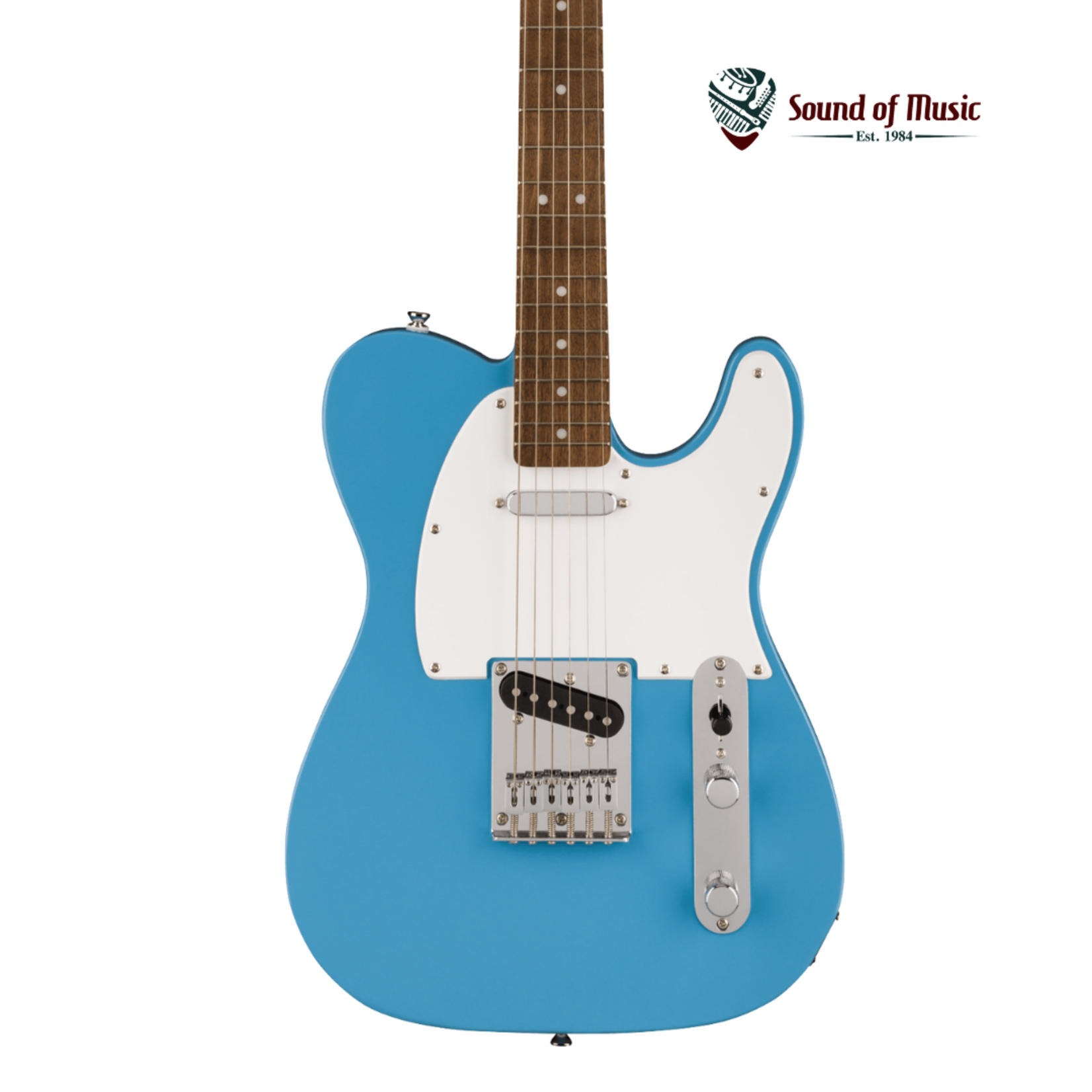 Squier Sonic Telecaster, Laurel Fingerboard, White Pickguard - California Blue
