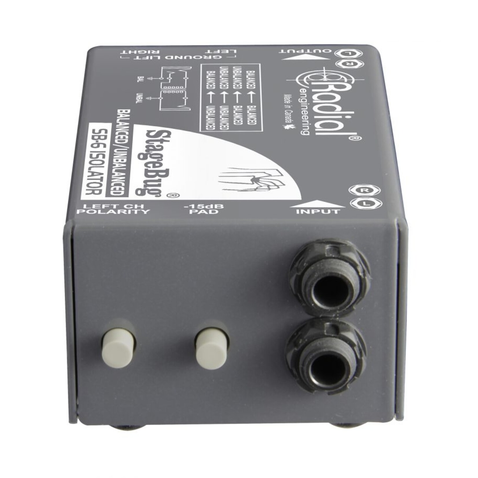 Radial StageBug SB-6 Stereo Isolator