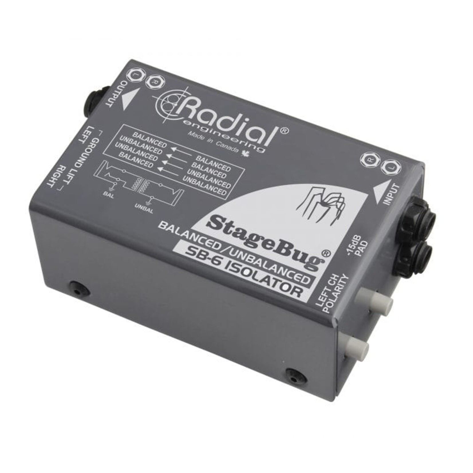 Radial StageBug SB-6 Stereo Isolator