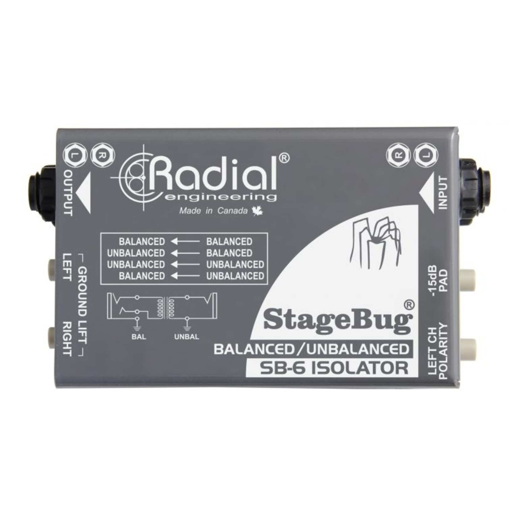 Radial StageBug SB-6 Stereo Isolator