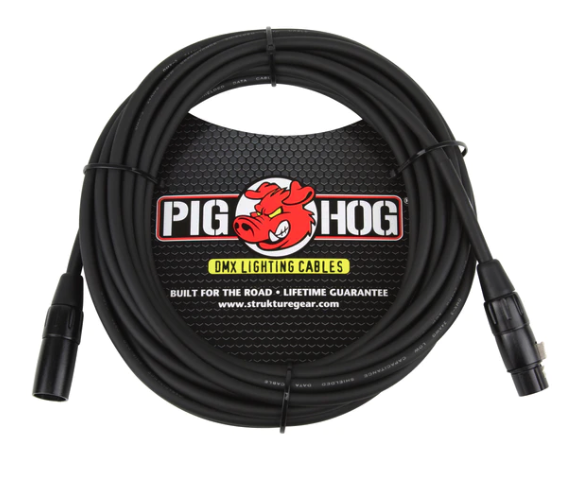 Pig Hog 25 Ft DMX Lighting Cable