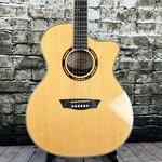 Washburn AG70CE Grand Auditorium Acoustic-Electric Guitar W/Case - Natural (Used)