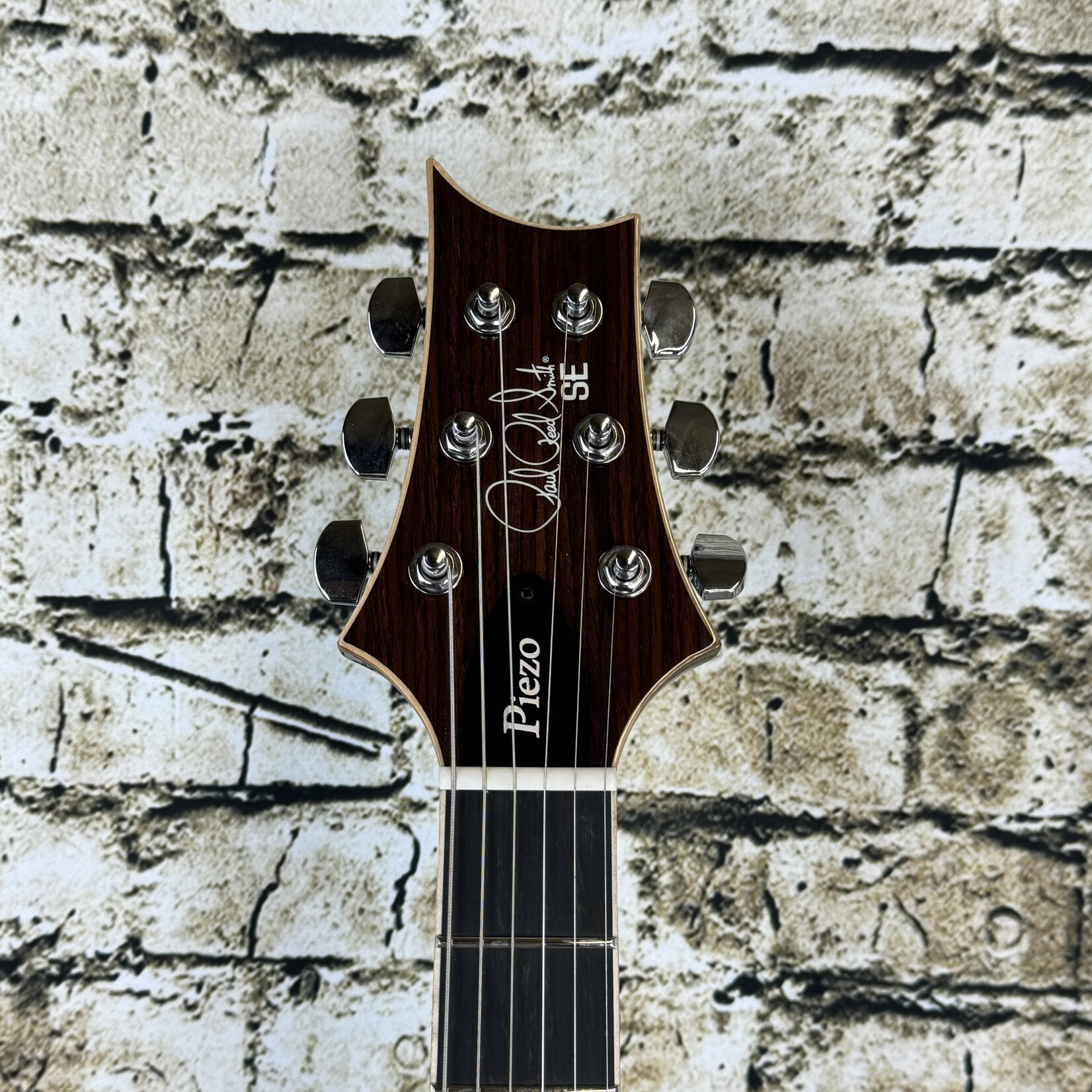 PRS SE Hollowbody II Piezo Electric Guitar W/Case - Peacock Blue Smokeburst