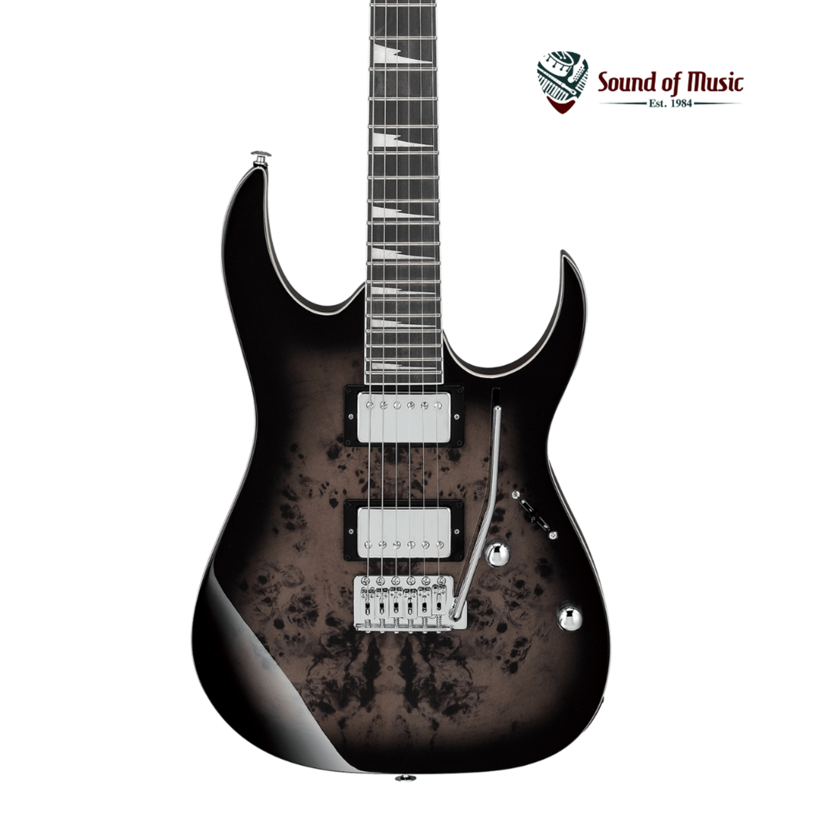Ibanez GIO GRG220PA1 Electric Guitar - Brown Black Burst
