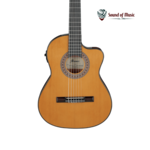 IBANEZ Ibanez GA5TCE3Q 3/4-Sized Acoustic-Electric Nylon-String Guitar - Natural