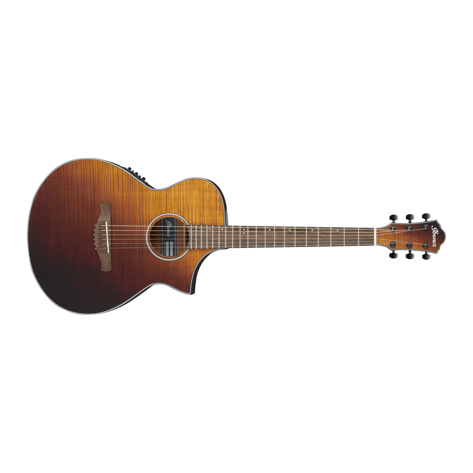 Ibanez AEWC32FM Acoustic-Electric Guitar - Amber Fade
