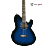 IBANEZ Ibanez Talman TCY10E Acoustic-Electric Guitar - Transparent Blue Sunburst