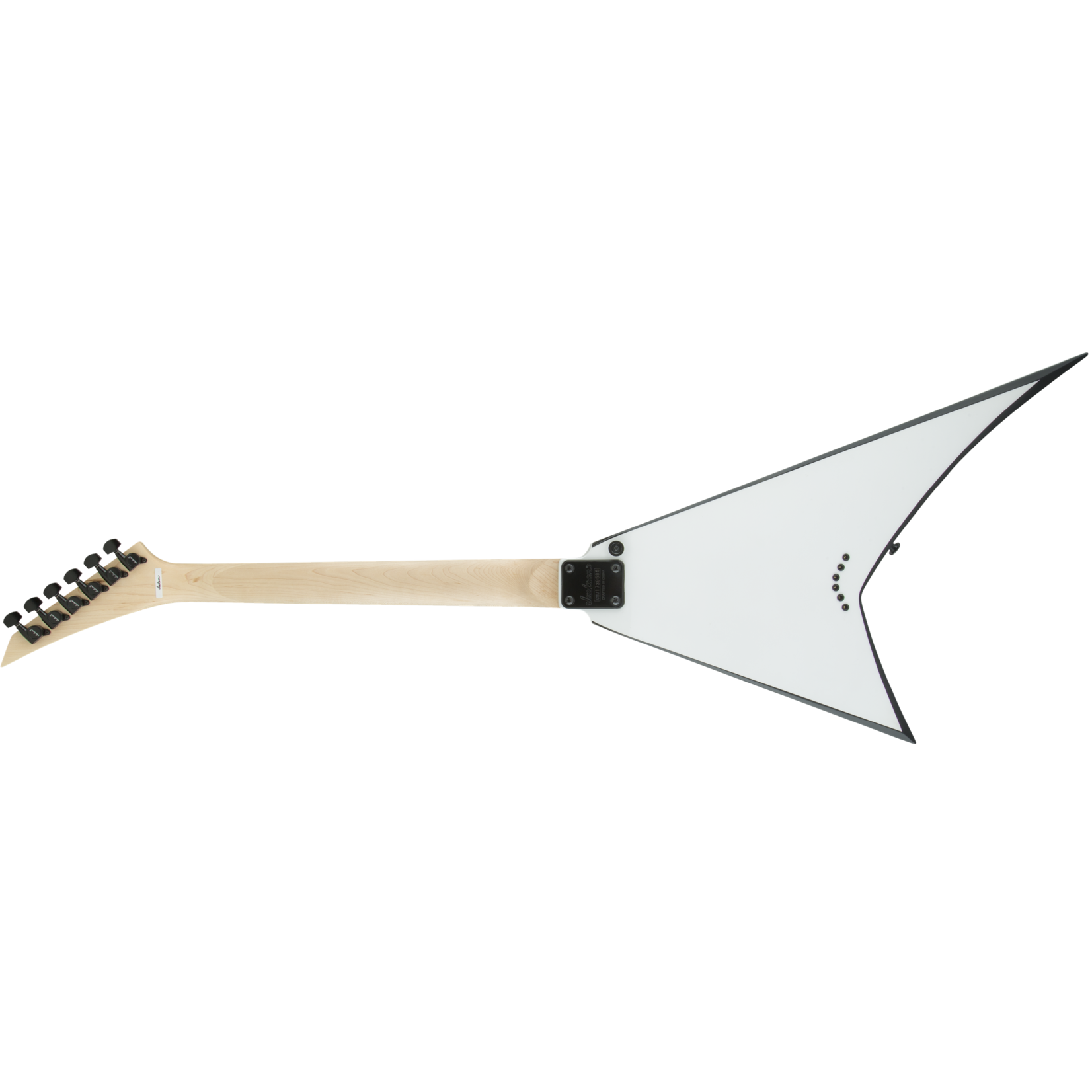 Jackson JS Series Rhoads JS32T, Amaranth Fingerboard - White with Black Bevels