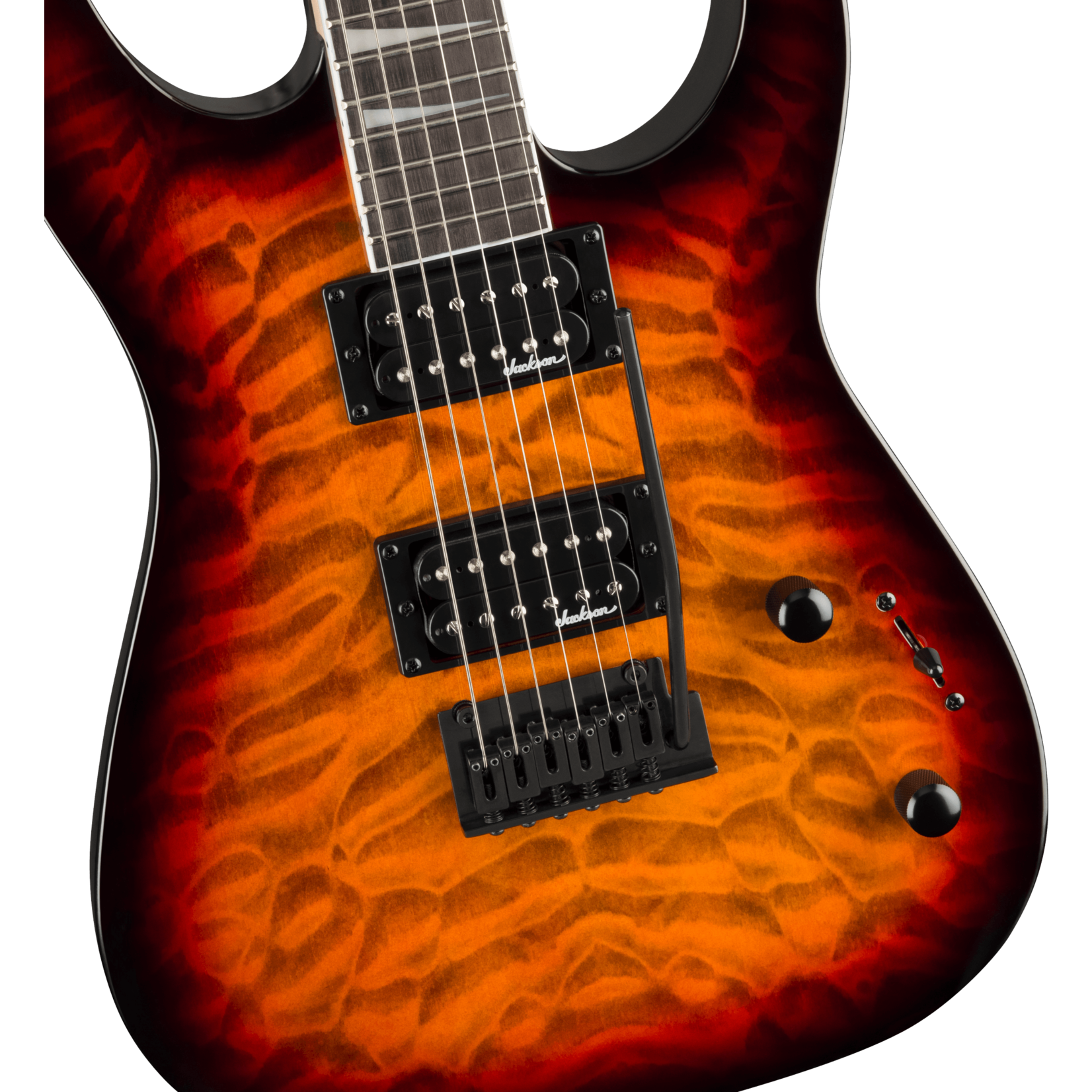 Jackson JS Series Dinky JS20 DKQ 2PT - Transparent Tobacco Burst