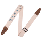 Levy's Levy's 2" Cotton Guitar Strap With Blue Birds