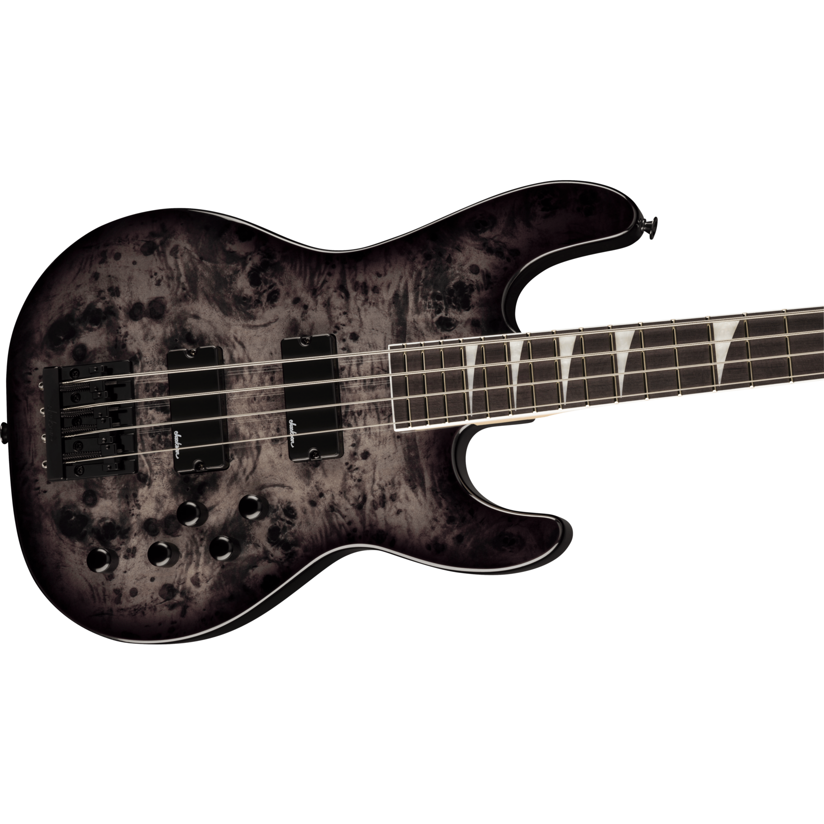 Jackson JS Series Concert Bass CB JS3P, Amaranth Fingerboard - Transparent Black