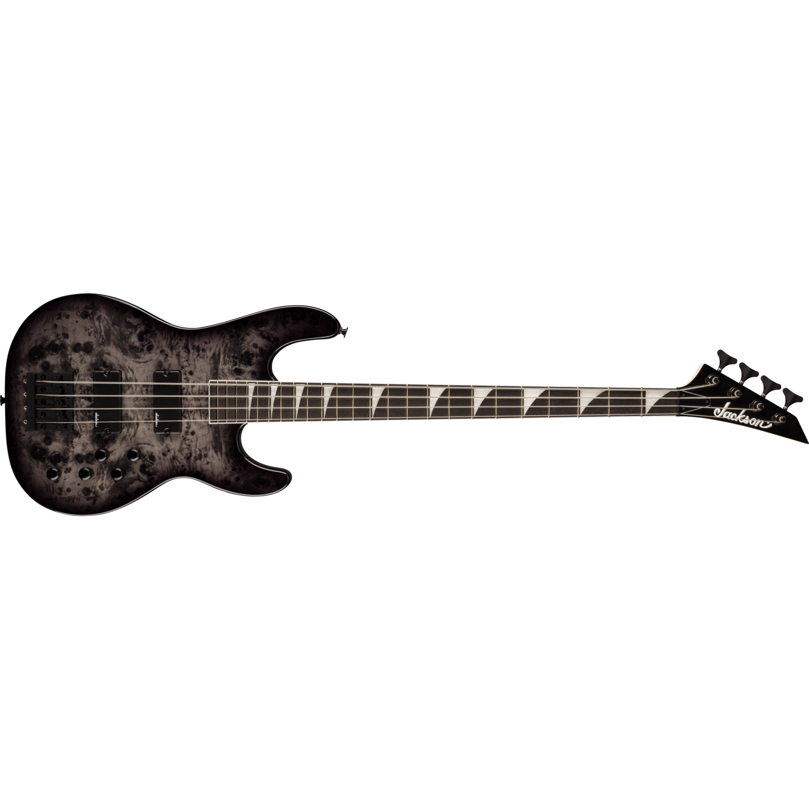 Jackson JS Series Concert Bass CB JS3P, Amaranth Fingerboard - Transparent Black
