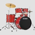 TAMA Tama Stagestar 5-Piece Complete Drum Set - Candy Red Sparkle