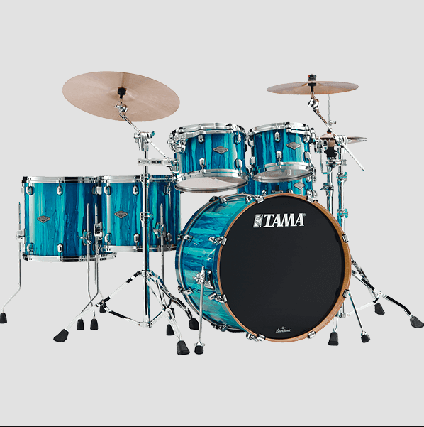 Tama Starclassic Performer 6-Piece Shell Pack W/Snare MBS52RZSSKA - Sky Blue Aurora