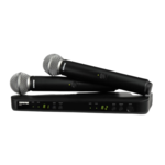 Shure Shure BLX288/SM58 Dual Channel Wireless Handheld Microphone System - H11 Band