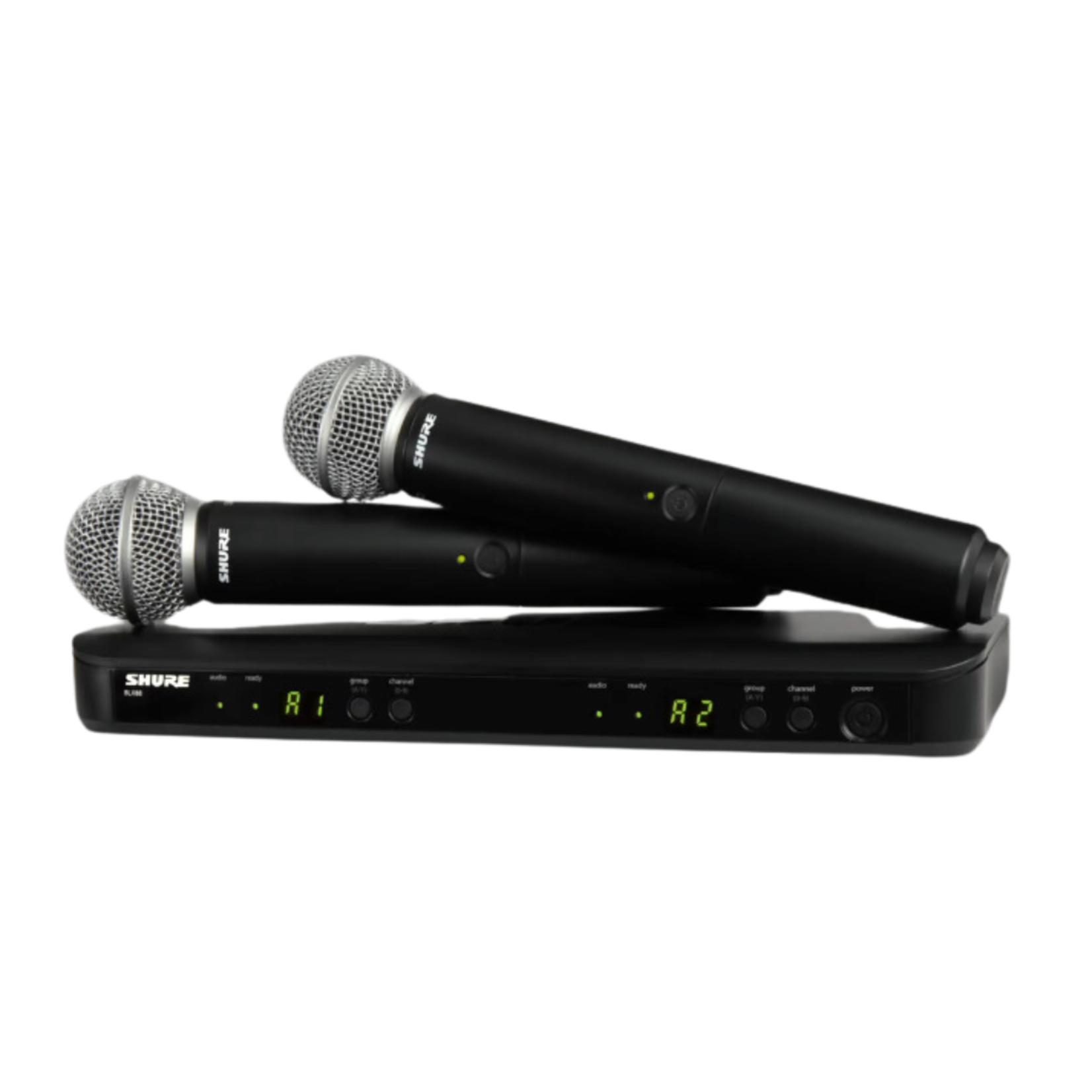 Shure BLX288/SM58 Dual Channel Wireless Handheld Microphone System - H11 Band
