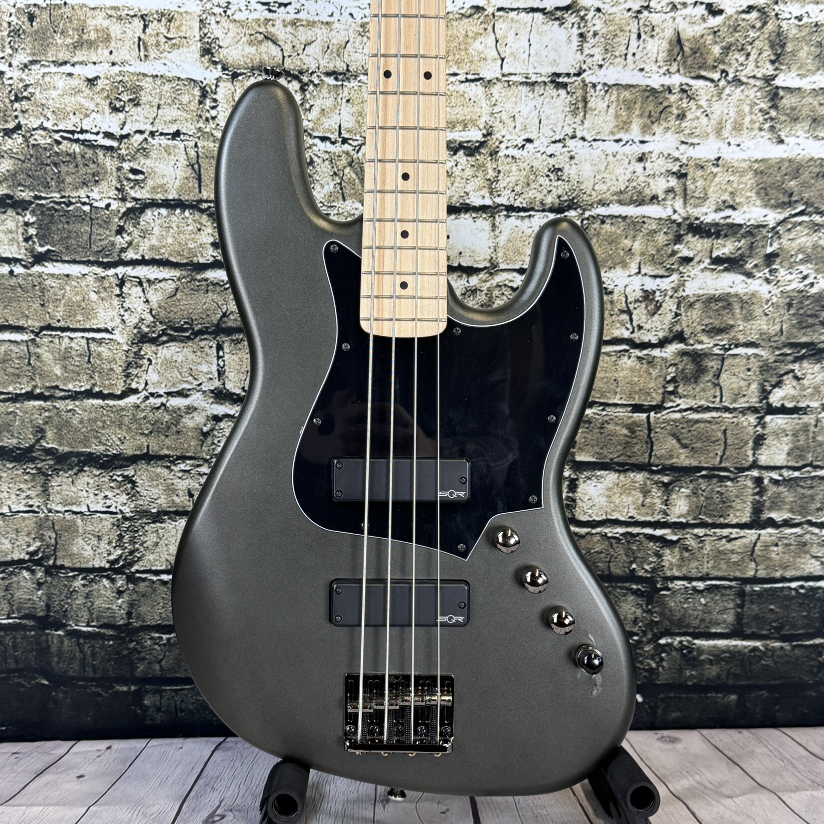 Squier Contemporary Active Jazz Bass HH Limited Edition - Satin Graphite Metallic (Used)