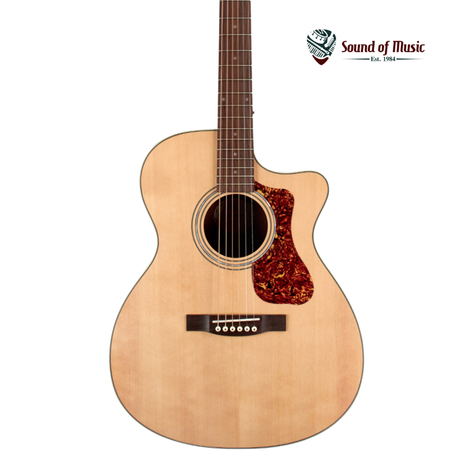 Guild OM-240CE 200 Archback Orchestra Acoustic-Electric Guitar - Natural