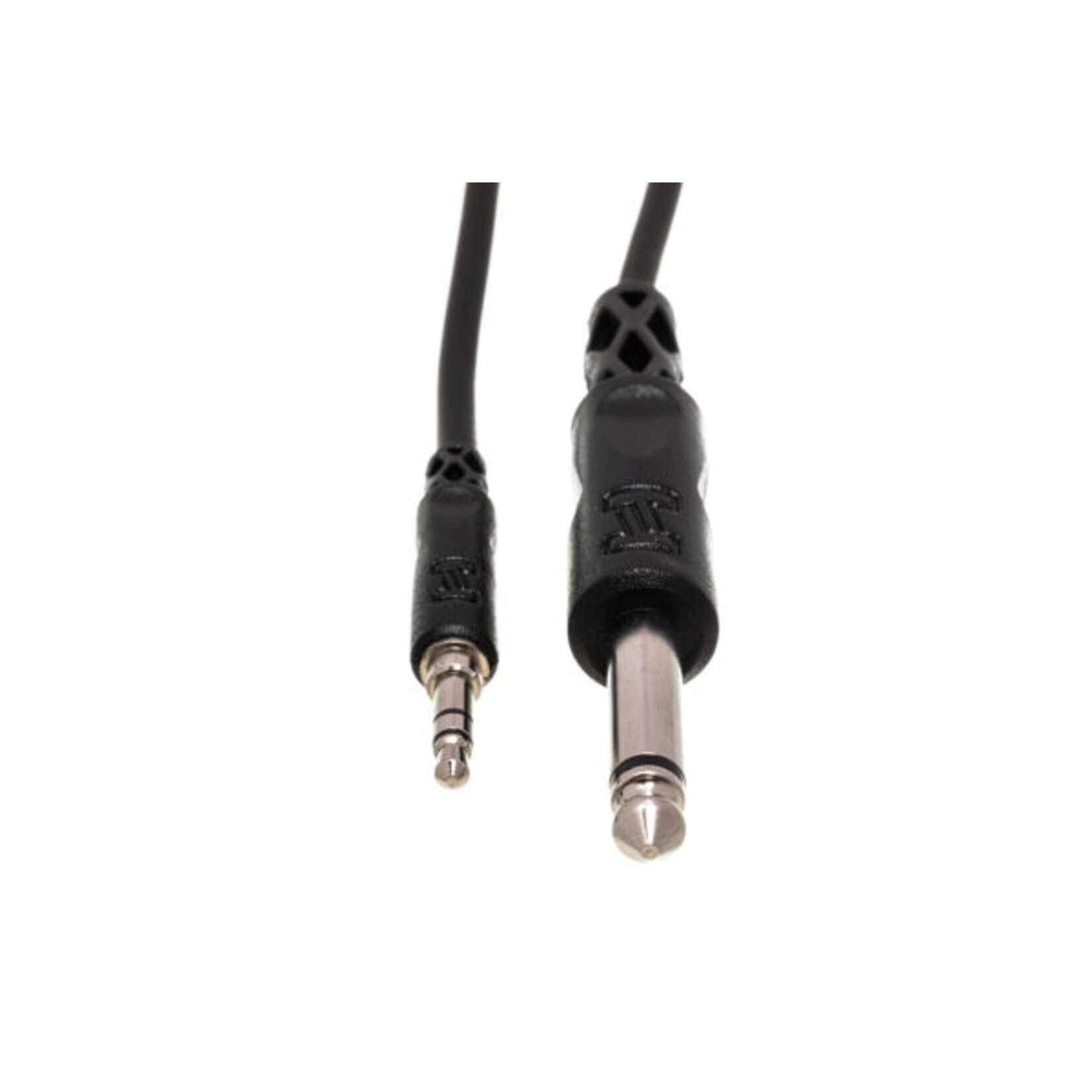 Hosa Mono Interconnect, 1/4 in TS to 3.5 mm TRS - 5 ft