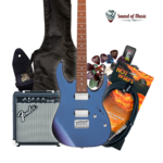 IBANEZ Ibanez GRG121SP Blue Metal Chameleon Electric Guitar Package