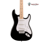 FENDER Squier Sonic Stratocaster, Maple Fingerboard, White Pickguard - Black