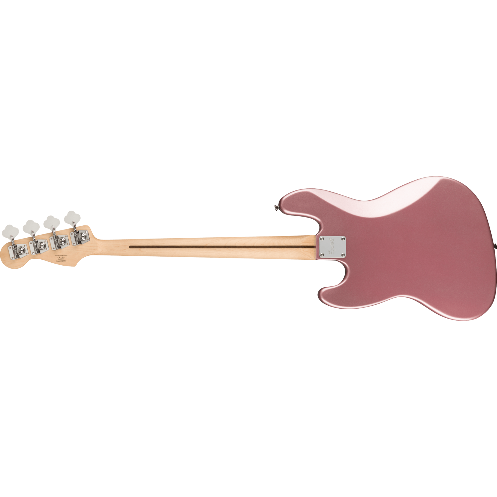Squier Affinity Series Jazz Bass, Laurel Fingerboard, Black Pickguard - Burgundy Mist
