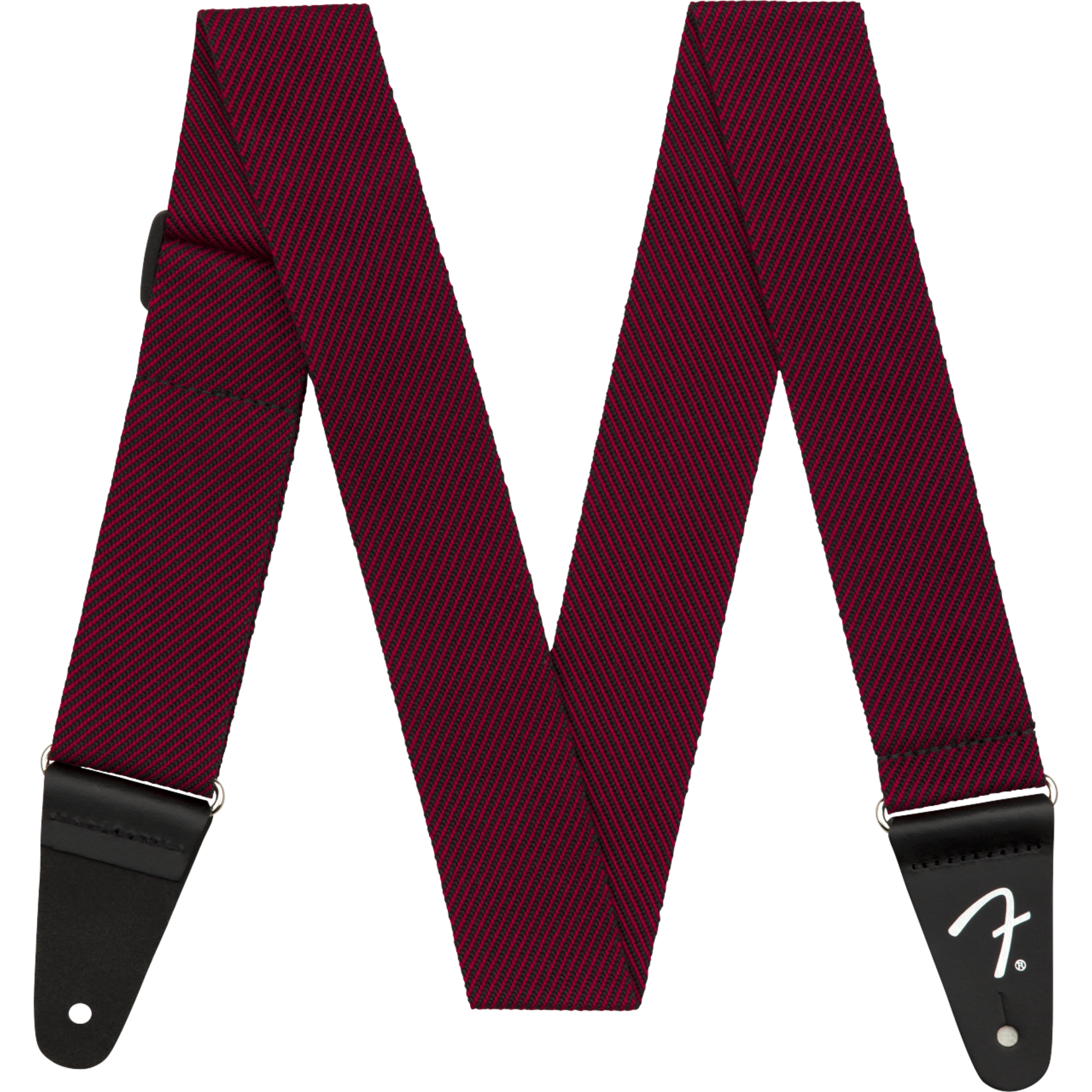 Fender Modern Tweed Strap, Black/Red 2"