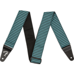 FENDER Fender Houndstooth Jacquard Strap, Teal, 2"