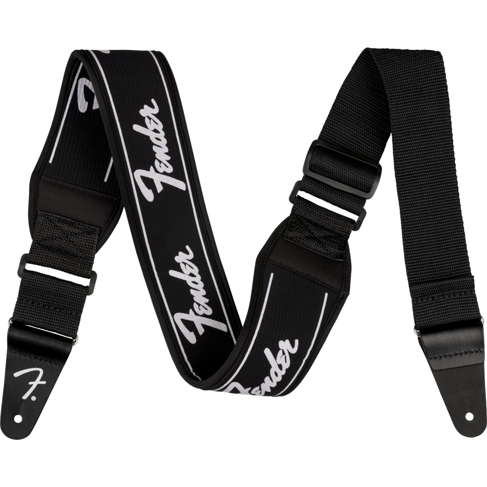 Fender Swell™ Neoprene Logo Strap, Running Logo, 2.5"