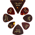 FENDER Fender All Shapes, Celluloid Medley, Tortoise Shell, Medium, (8)
