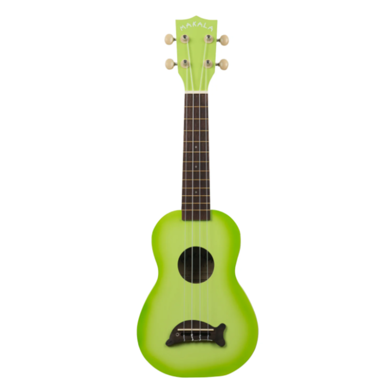 Kala Green Apple Burst Soprano Dolphin Ukulele