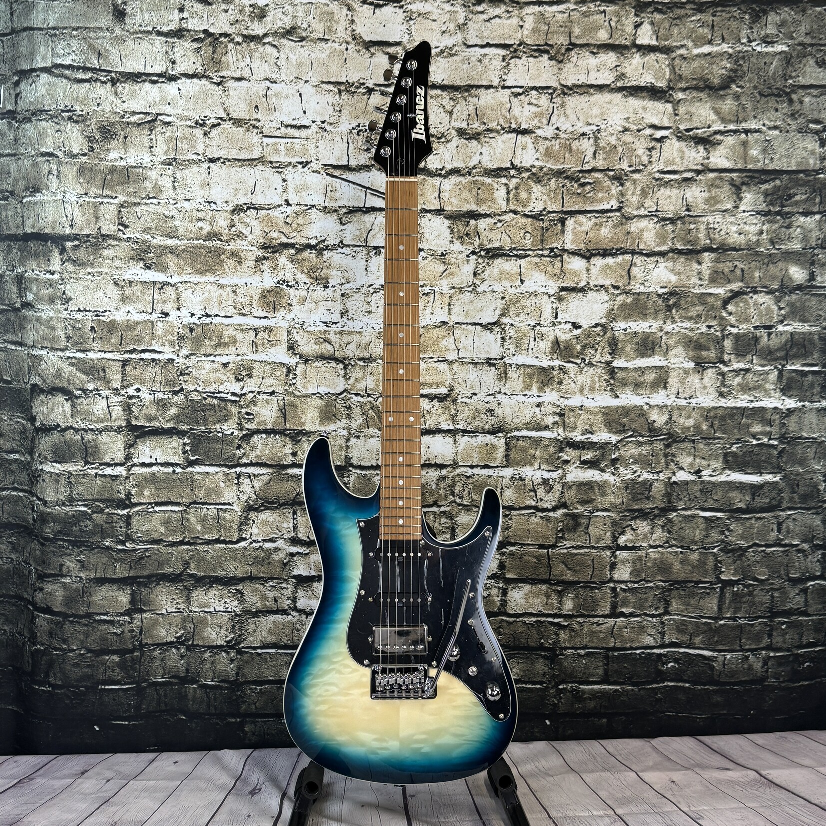 Ibanez Premium AZ24P1QM Electric Guitar - Deep Ocean Blonde