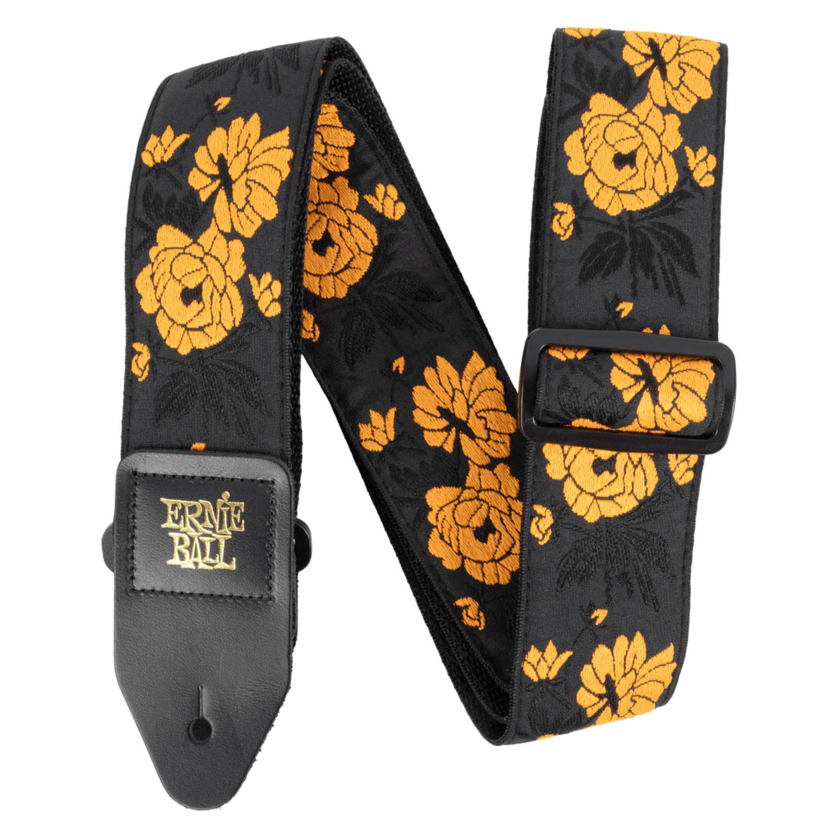 Ernie Ball Classic Jacquard Guitar/Bass Strap - Tangerine Rose