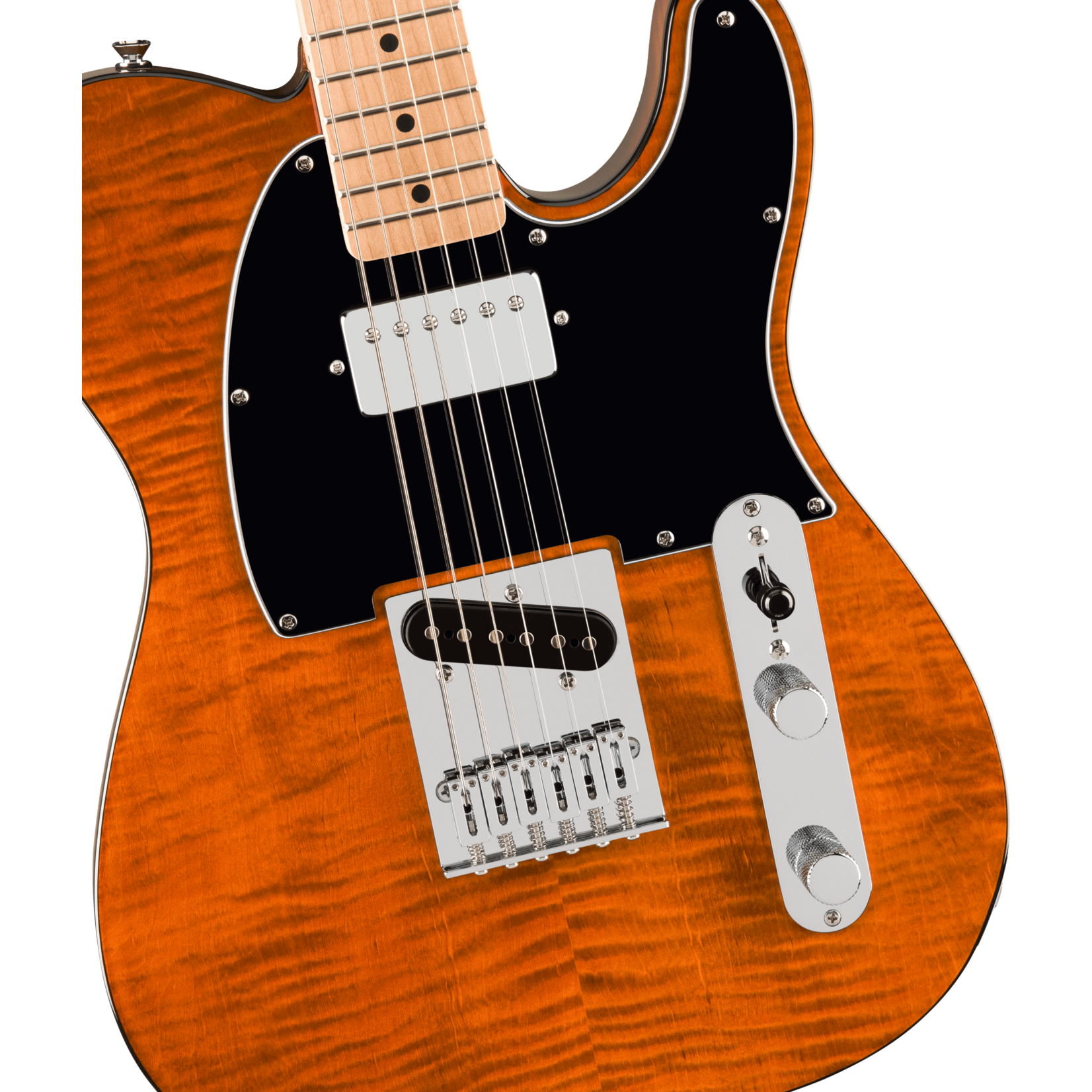 Squier Affinity Series™ Telecaster® FMT SH, Maple Fingerboard, Black Pickguard - Mocha