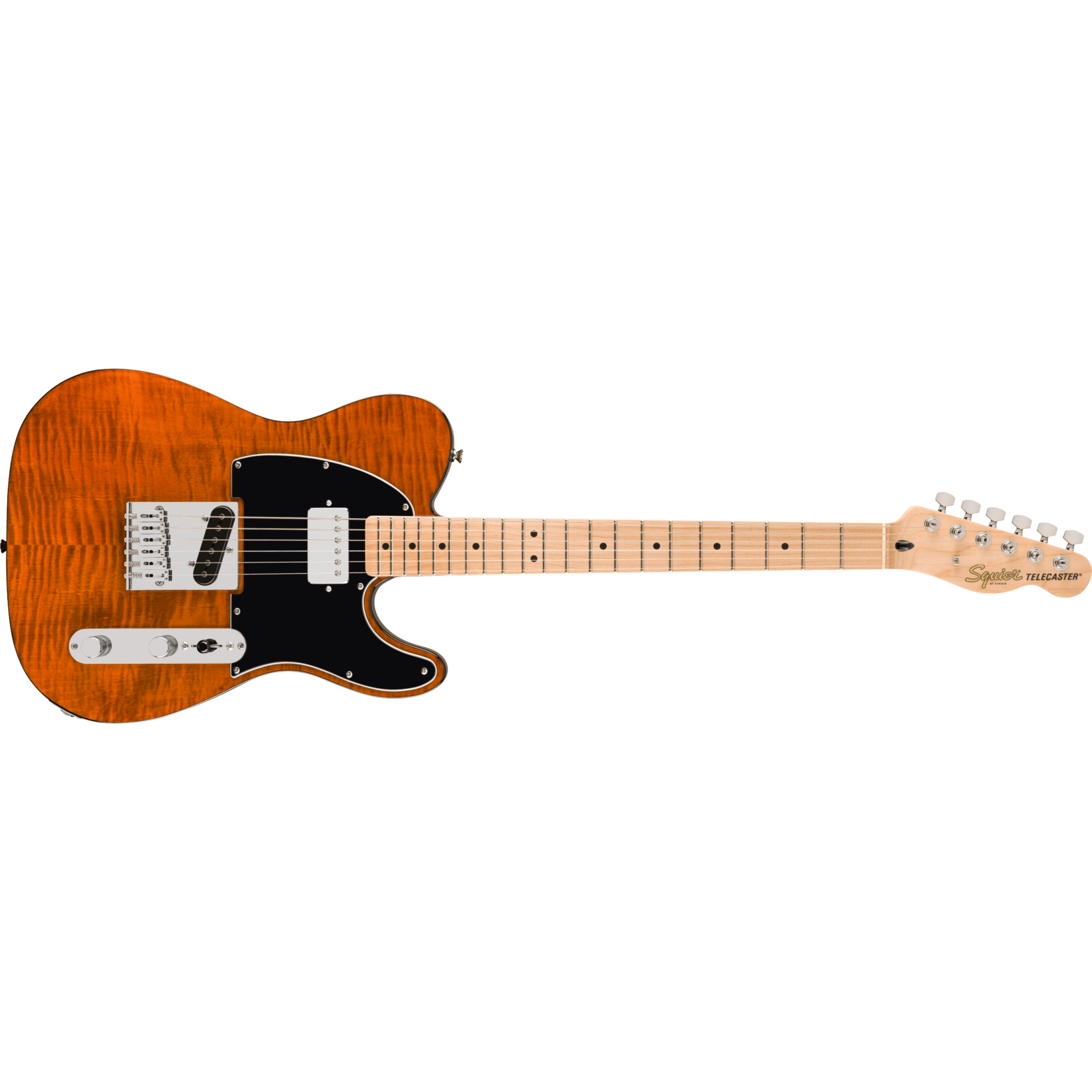 Squier Affinity Series™ Telecaster® FMT SH, Maple Fingerboard, Black Pickguard - Mocha