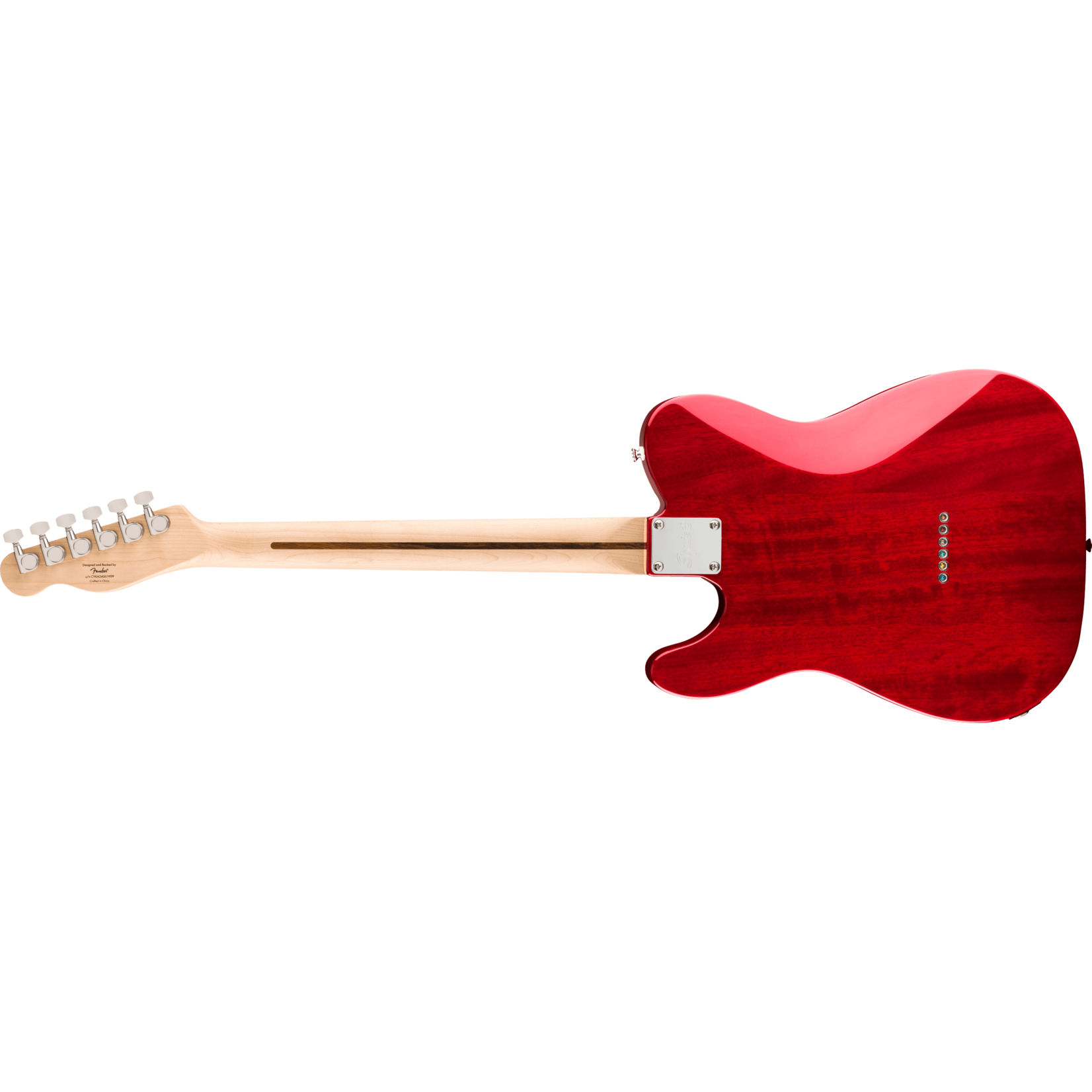 Squier Affinity Series™ Telecaster® FMT SH, Laurel Fingerboard, White Pickguard - Crimson Red Transparent